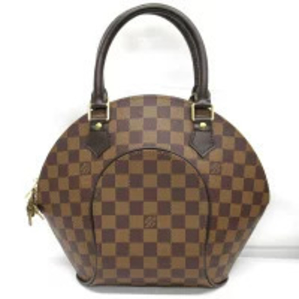 Louis Vuitton Brown Ebene Handbag Damier Brown Ellipse